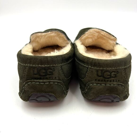 Uggs Men\'s Ascot Suede Slipper in Green Loafer main image 3